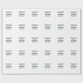 felicitaties voor uw afstuderen van de rechtenscho cadeaupapier (Vlak)