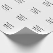 felicitaties voor uw afstuderen van de rechtenscho cadeaupapier (Hoek)