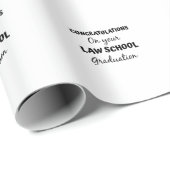 felicitaties voor uw afstuderen van de rechtenscho cadeaupapier (Rol Hoek)
