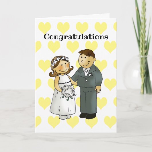 felicitaties voor uw bruiloft kaart (Voorkant)