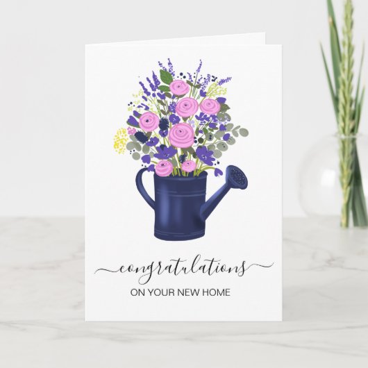 felicitaties voor uw nieuwe makelaar in woningen kaart (Voorkant)