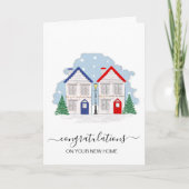 felicitaties voor uw nieuwe makelaar in woningen kaart (Voorkant)