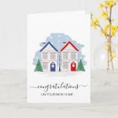 felicitaties voor uw nieuwe makelaar in woningen kaart (Gele Bloem)