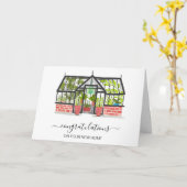 felicitaties voor uw nieuwe makelaar in woningen kaart (Gele Bloem)