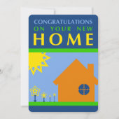 felicitaties voor uw nieuwe thuis ( mod - vormen ) kaart (Voorkant)