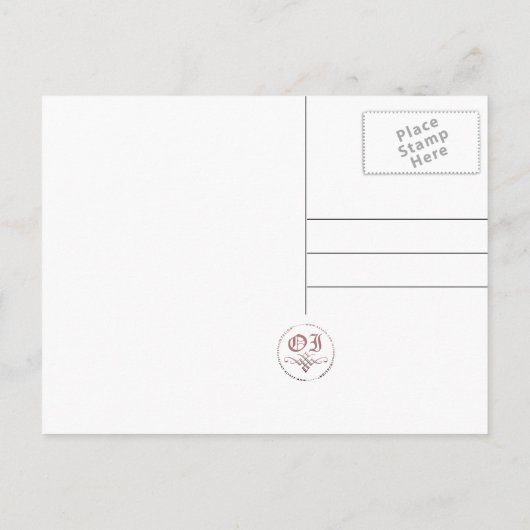 felicitaties voor uw nieuwe thuis : pop vormt vorm aankondigingskaart (Achterkant)