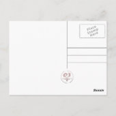 felicitaties voor uw nieuwe thuis : pop vormt vorm briefkaart (Achterkant)