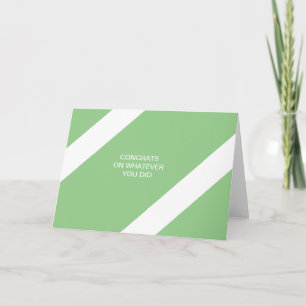 felicitaties voor wat dan ook kaart