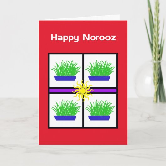 Felicitatieskaart Norooz Feestdagen Kaart (Voorkant)