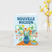 Félicitations NIEUW HOME Gefeliciteerd Nouvelle Ma Kaart (Gele Bloem)