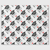 feliciteert afstudeerder 2018 meisje cadeaupapier (Vlak)