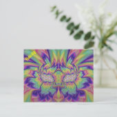 FELICITY ~ 3D Fractal Design Pattern ~ Meerkleurig Briefkaart (Staand voorkant)