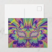 FELICITY ~ 3D Fractal Design Pattern ~ Meerkleurig Briefkaart (Voorkant / Achterkant)