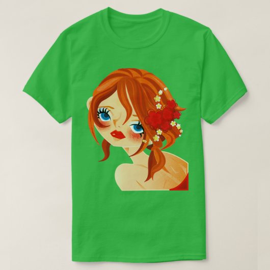 FELICITY Crimson Rouge T-shirt (Design voorkant)