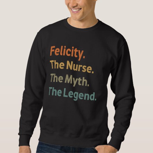 Felicity de verpleegster de mythe de legende grapp trui (Voorkant)