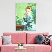 Felicity (door George Henry) Canvas Afdruk (Insitu (Woonkamer))