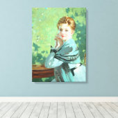 Felicity (door George Henry) Canvas Afdruk (Insitu (Houten vloer))