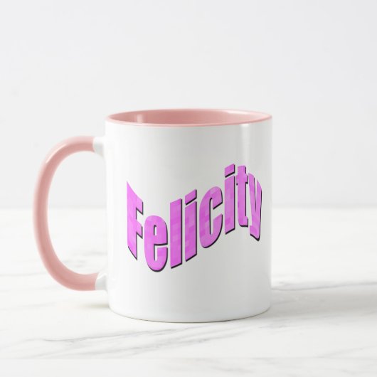 Felicity, Name, Logo, Mok (Links)