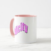 Felicity, Name, Logo, Mok (Voorkant links)