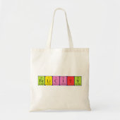 Felicity periodieke table name canvas tas (Voorkant)