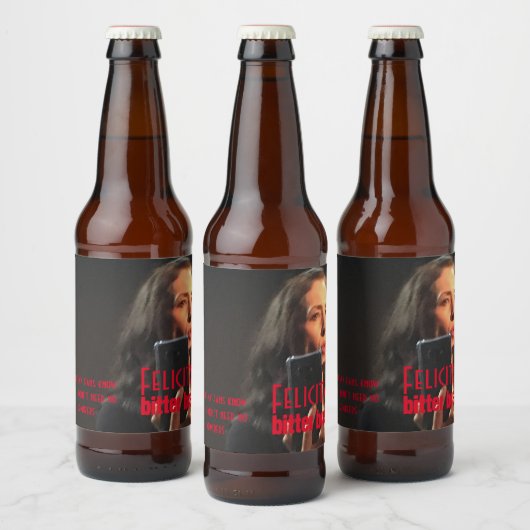 Felicity's Bitter Brew Label Bier Etiket (Flessen)