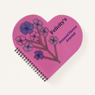 Felicity's Geperste Bloemenjournaal Notitieboek