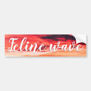 feliene golf bumpersticker