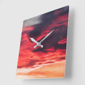 feliene golf vierkante klok (Hoek)