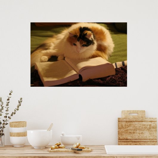 Feliene wetenschapper poster (Keuken)