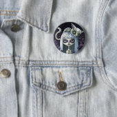 Felina de los muertos ronde button 5,7 cm (In situ)