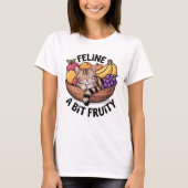 Feline a Bit Fruity - Cozy Cat T-shirt (Voorkant)