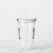 Feline Ally – Rainbow Cat LGBTQ Pride Acryl Drinkbeker (Links)