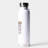 Feline Ally – Rainbow Cat LGBTQ Pride Waterfles (Links)
