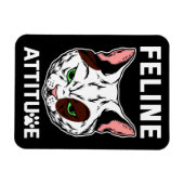 Feline Attitude Cat Mood Pet Character Magneet (Horizontaal)