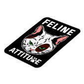 Feline Attitude Cat Mood Pet Character Magneet (Linkerzijde)