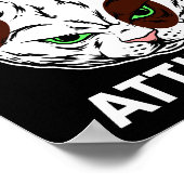 Feline Attitude Cat Mood Pet Character Poster (Hoek)