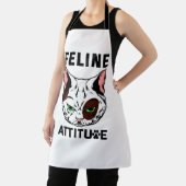Feline Attitude Cat Mood Pet Character Schort (Insitu)