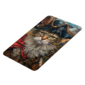 Feline Buccaneer - Flexibele fotomagneet Magneet (Linkerzijde)