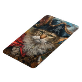 Feline Buccaneer - Flexibele fotomagneet Magneet