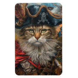 Feline Buccaneer - Flexibele fotomagneet Magneet