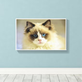 Feline Canvas Afdruk (Insitu (Houten vloer))