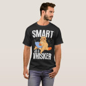Feline Cat Smart als een Whisker T-shirt (Voorkant volledig)