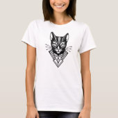 Feline cat T-shirt (Voorkant)