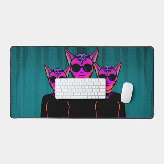 Feline Character Bureaumat (Keyboard & Muis)