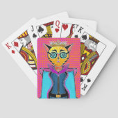 Feline character design pokerkaarten (Achterkant)
