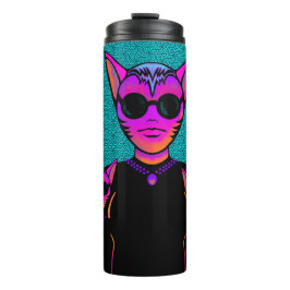 Feline character thermosbeker