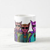 Feline Creatures Design Pickleball Paddle Koffiemok (Center)