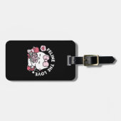Feline de Liefde - Schattigee Valentijn's Cat Desi Bagagelabel (Voorkant horizontaal)