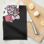 Feline de Liefde - Schattigee Valentijn's Cat Desi Theedoek (Quarter Fold)