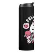 Feline de Liefde - Schattigee Valentijn's Cat Desi Thermosbeker (Gedraaid links)